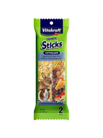 Vitakraft Sun Seed Vitakraft Crunch Sticks Rabbit & Guinea Pig Treats Variety Pack - Popped Grains & Wild Berry - 3 oz