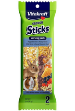 Vitakraft Sun Seed Vitakraft Crunch Sticks Rabbit & Guinea Pig Treats Variety Pack - Popped Grains & Wild Berry - 3 oz