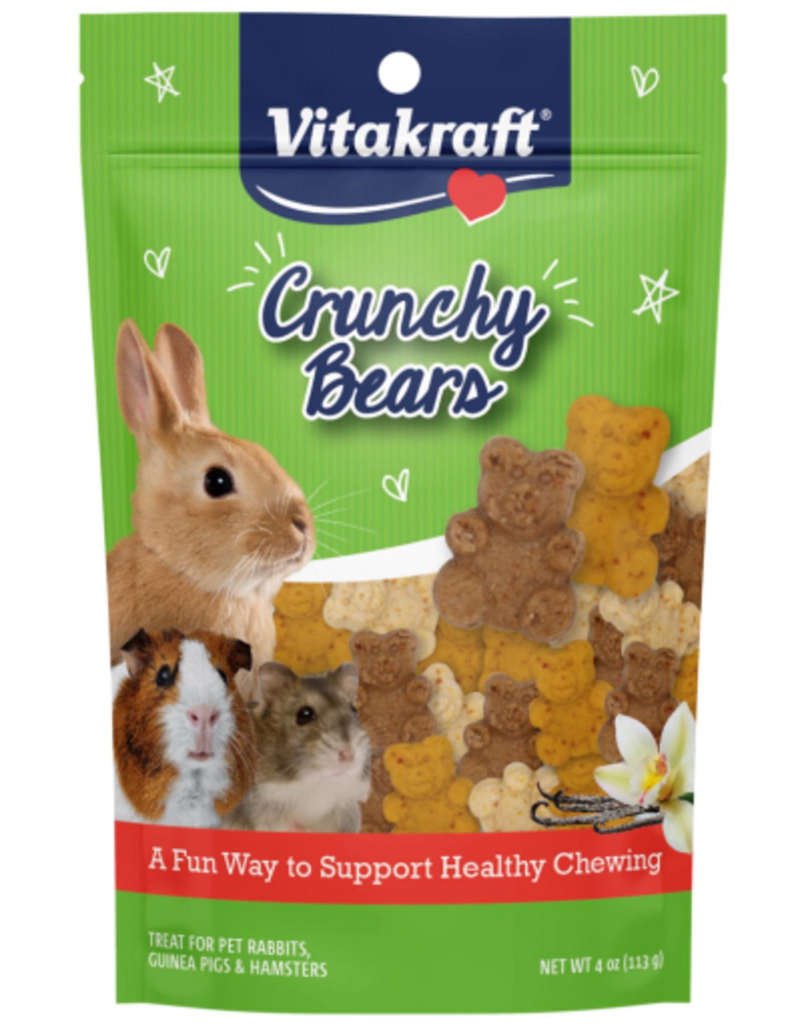 Vitakraft Sun Seed Vitakraft Crunchy Bears Small Animal Treat - Fun  Oven-Baked - 4 oz