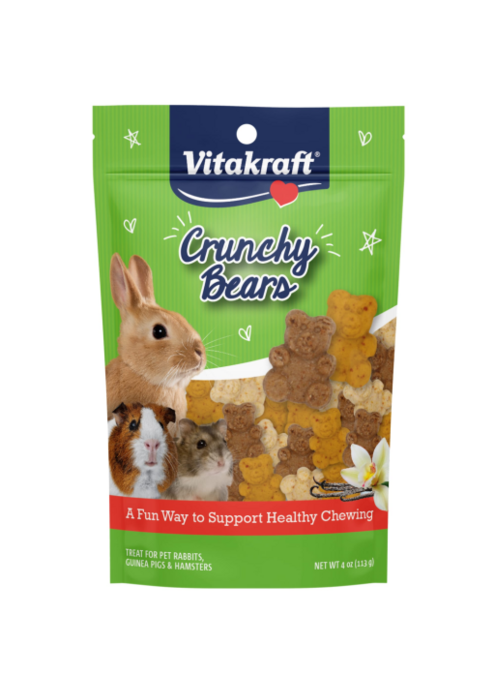 Vitakraft Sun Seed Vitakraft Crunchy Bears Small Animal Treat - Fun  Oven-Baked - 4 oz