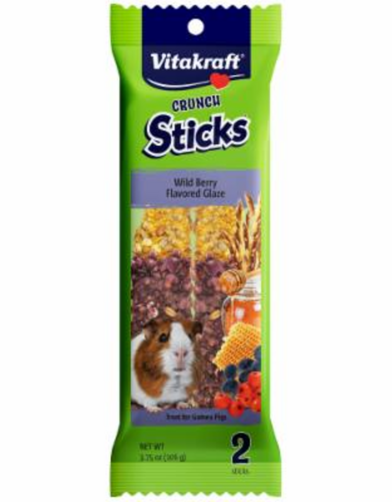 Vitakraft Sun Seed VITAKRAFT GUINEA PIG CRUNCH STICK WILD BERRY & HONEY