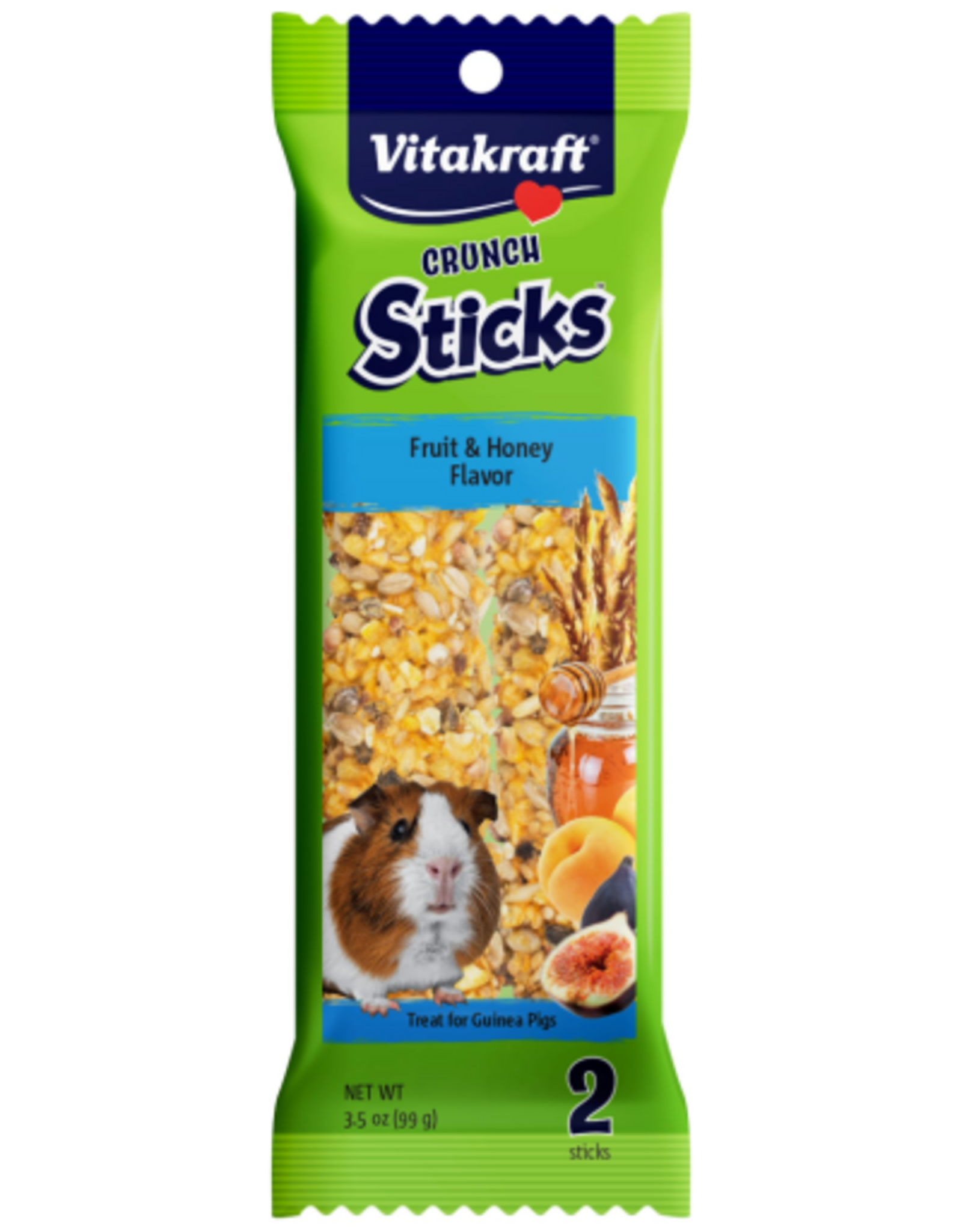 Vitakraft Sun Seed Vitakraft Crunch Sticks Guinea Pig Chewable Treats - Fruit and Honey