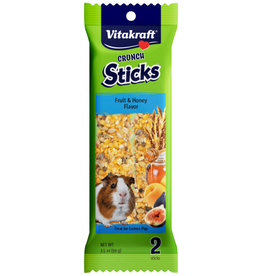 Vitakraft Sun Seed Vitakraft Crunch Sticks Guinea Pig Chewable Treats - Fruit and Honey