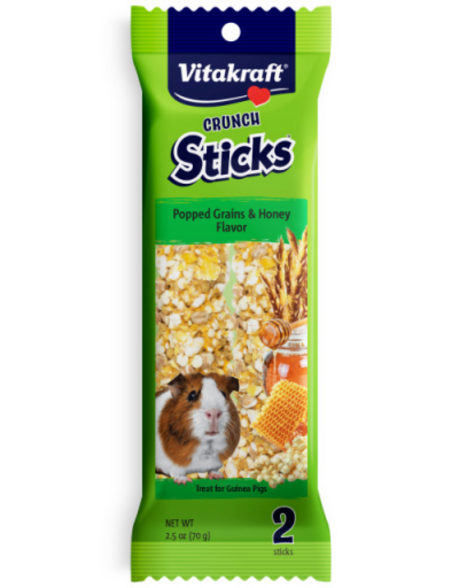 Vitakraft Sun Seed Vitakraft Crunch Sticks Guinea Pig Chewable Treats - Grain and Honey