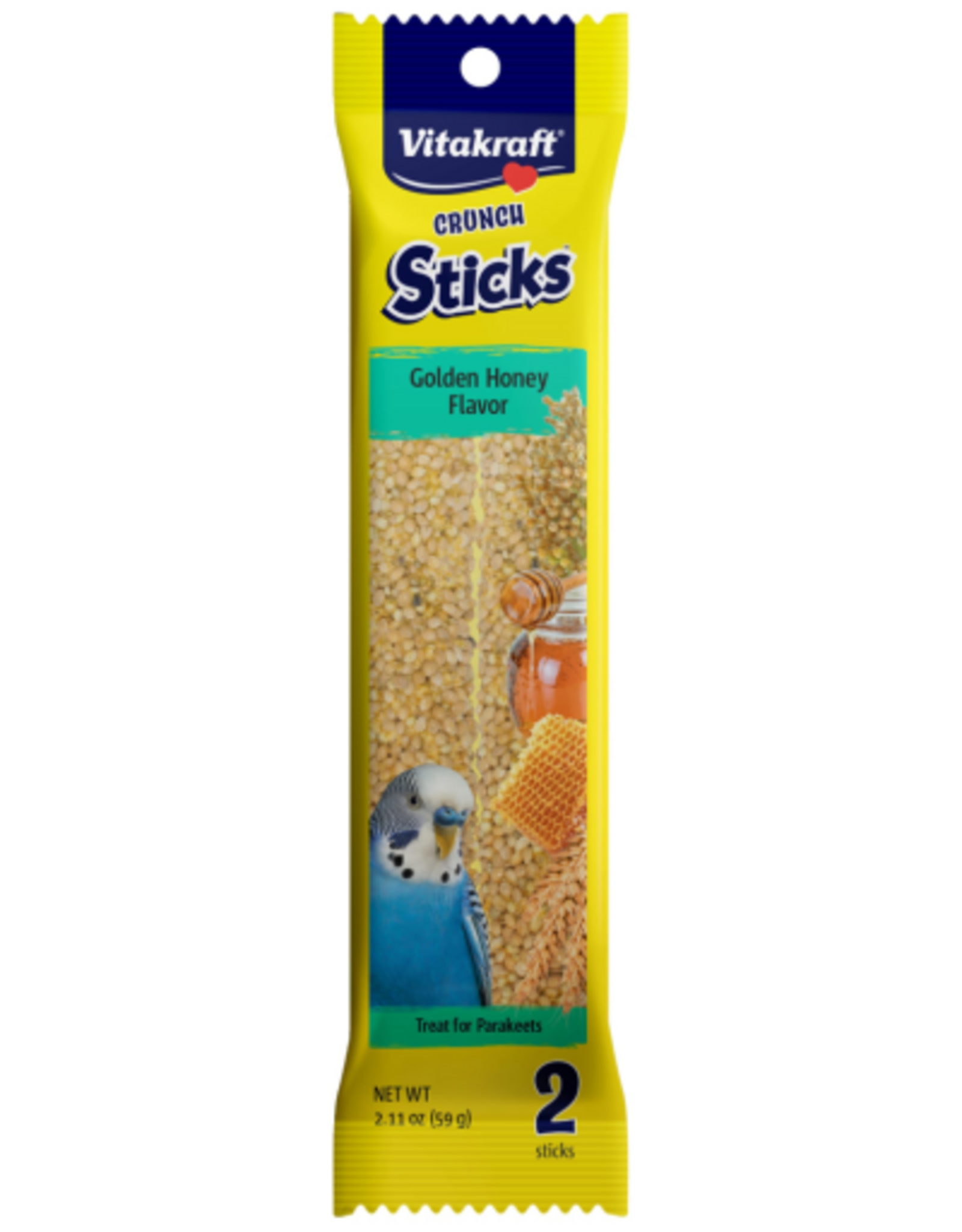 Vitakraft Sun Seed VITAKRAFT PARAKEET CRUNCH STICK HONEY