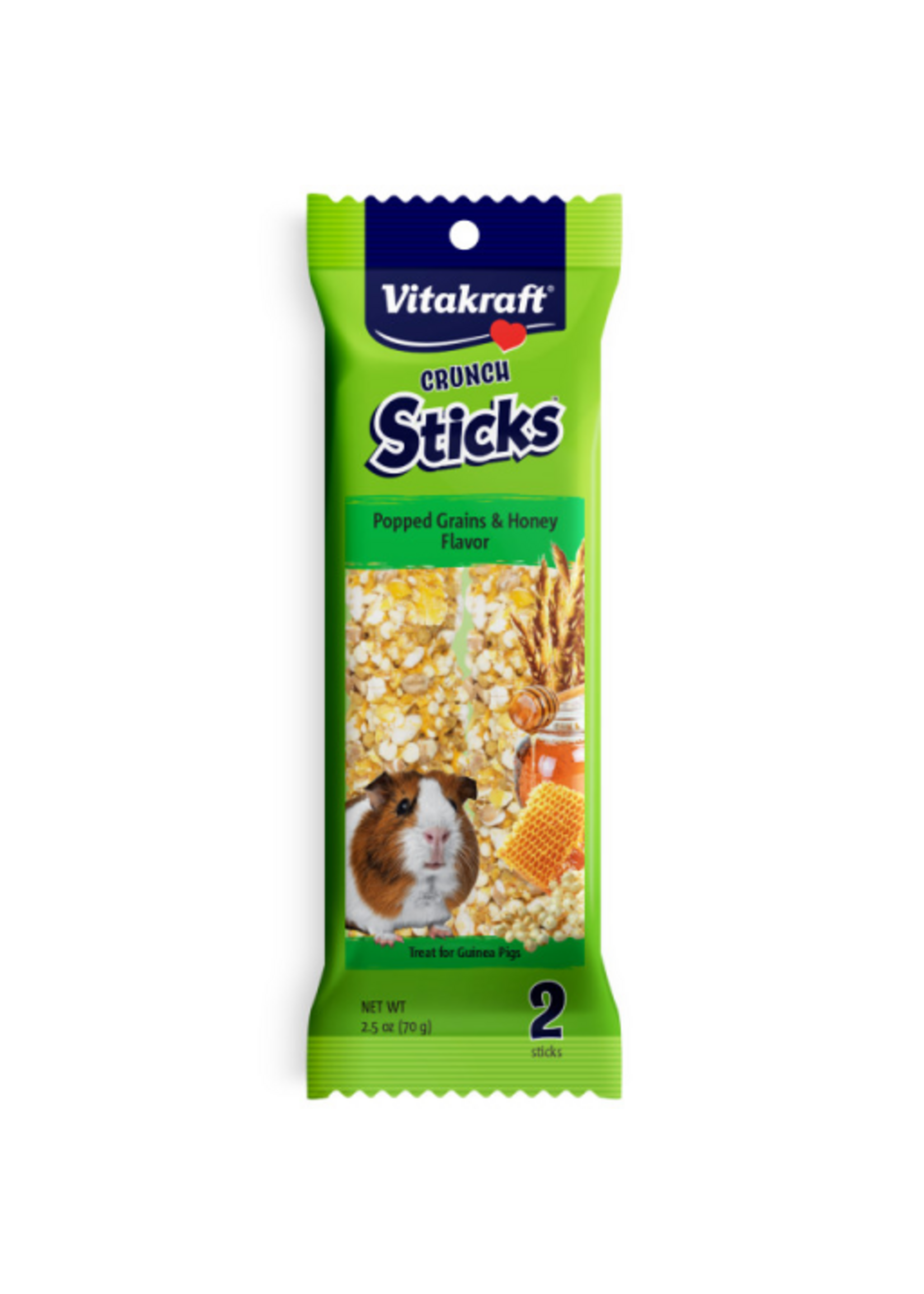Vitakraft Sun Seed Vitakraft Rabbit Crunch Sticks w/Popped Grains & Honey Treat Sticks 2pk 3 oz.