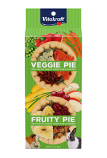 Vitakraft Sun Seed Vitakraft Veggie & Fruity Pie Treat for Rabbits, Guinea Pigs, and Hamsters