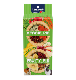Vitakraft Sun Seed Vitakraft Veggie & Fruity Pie Treat for Rabbits, Guinea Pigs, and Hamsters