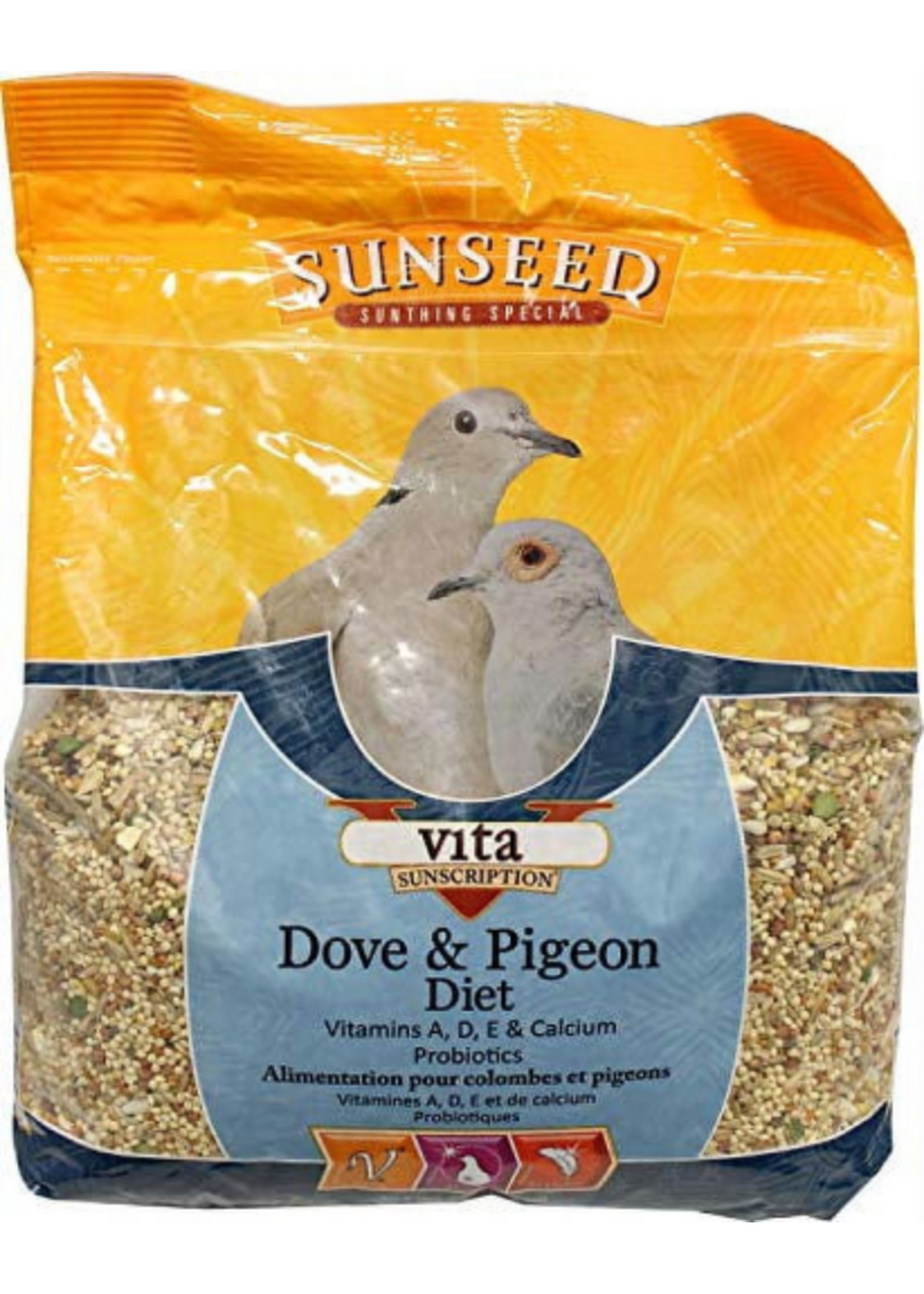 Vitakraft Sun Seed Sunseed Vita Sunscription Dove & Pigeon Diet - 5 lb