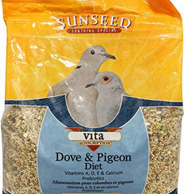 Vitakraft Sun Seed Sunseed Vita Sunscription Dove & Pigeon Diet - 5 lb
