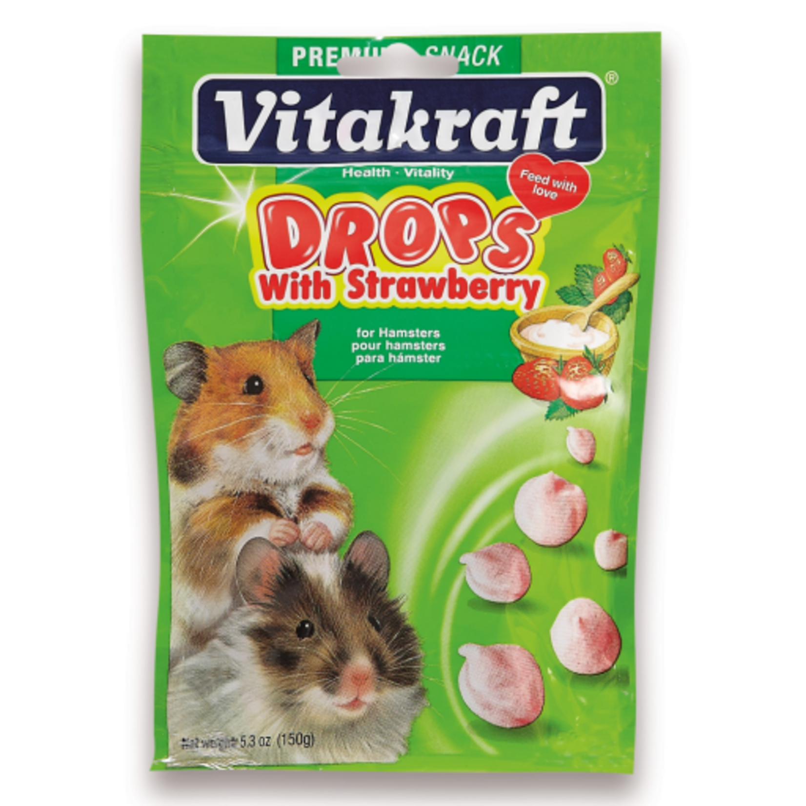 Vitakraft Sun Seed VITAKRAFT HAMSTER STRAWBERRY DROPS