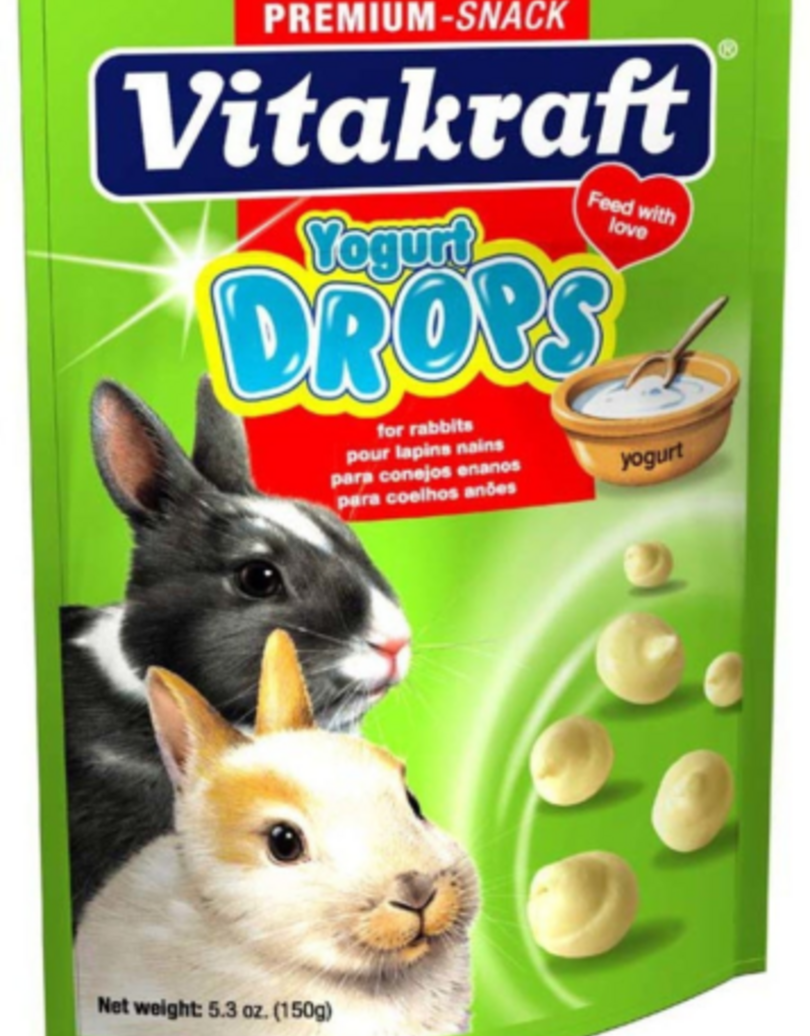Vitakraft Sun Seed VITAKRAFT RABBIT YOGURT DROPS 5.3OZ