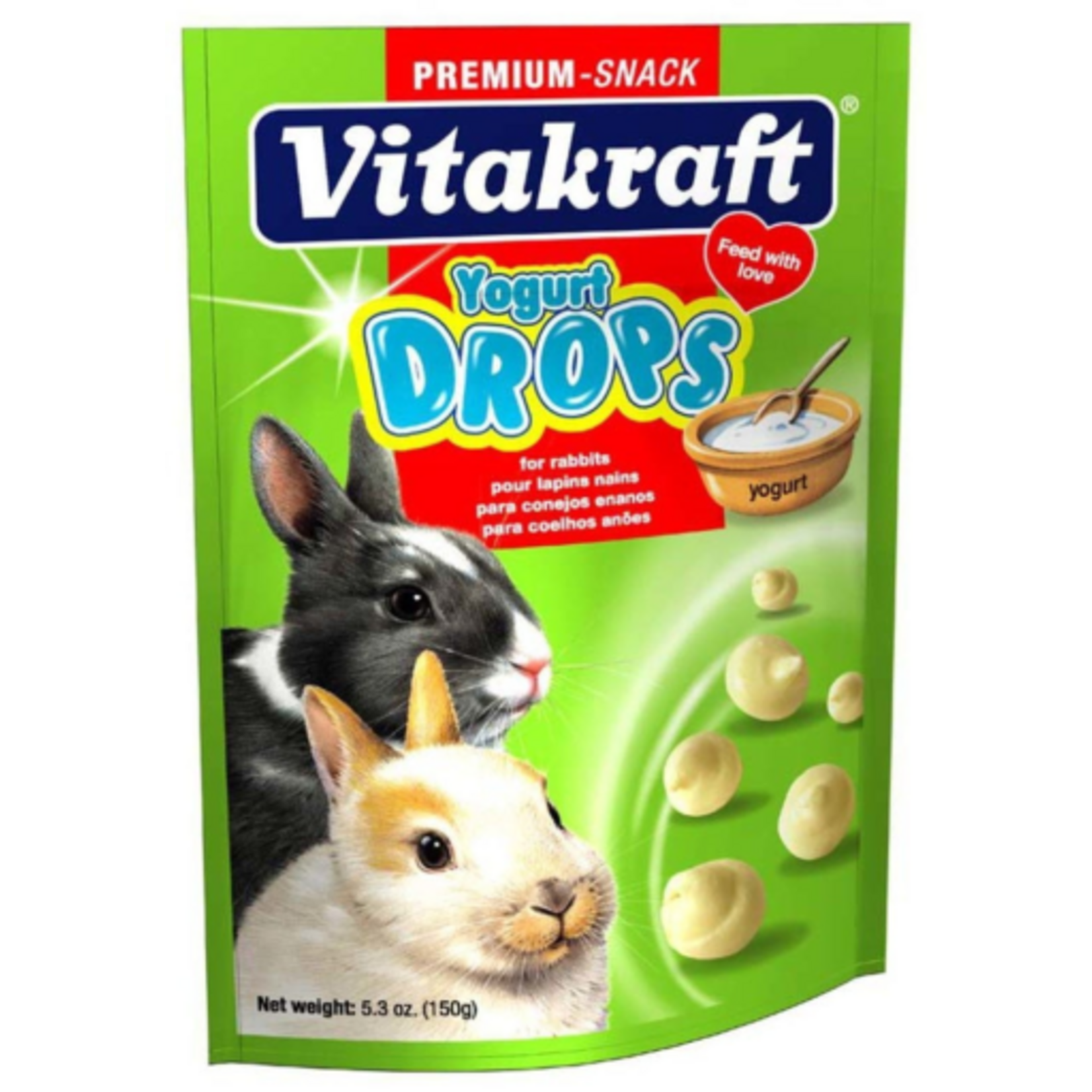 Vitakraft Sun Seed VITAKRAFT RABBIT YOGURT DROPS 5.3OZ
