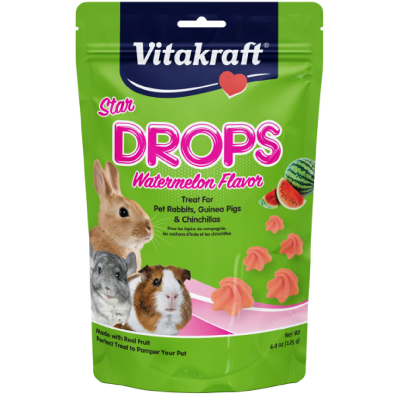 Vitakraft Sun Seed VITAKRAFT STAR DROPS WATERMELON 4.75OZ