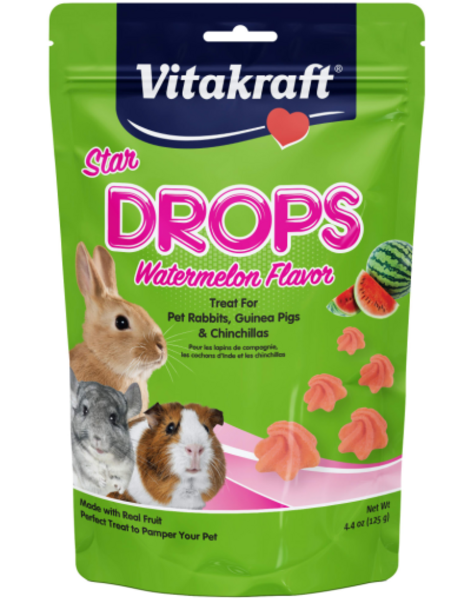 Vitakraft Sun Seed VITAKRAFT STAR DROPS WATERMELON 4.75OZ