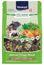Vitakraft Sun Seed Vitakraft Vita Smart Rat and Mouse Food - Complete Nutrition - Premium Fortified Blend with Ancient Grains for Rats Mice and Gerbils - 2 lb