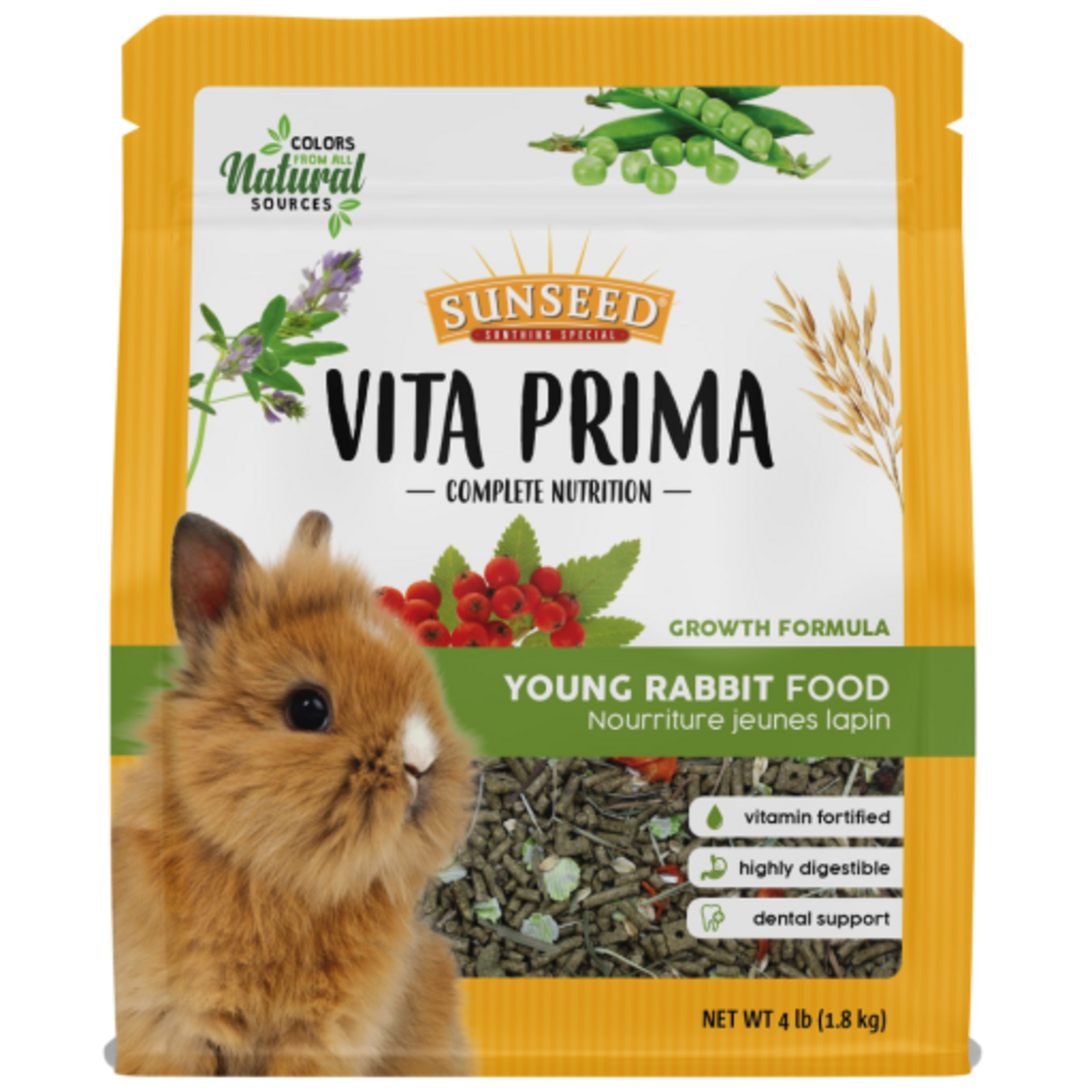 Vitakraft Sun Seed SUNSEED VITA PRIMA YOUNG RABBIT 4LBS