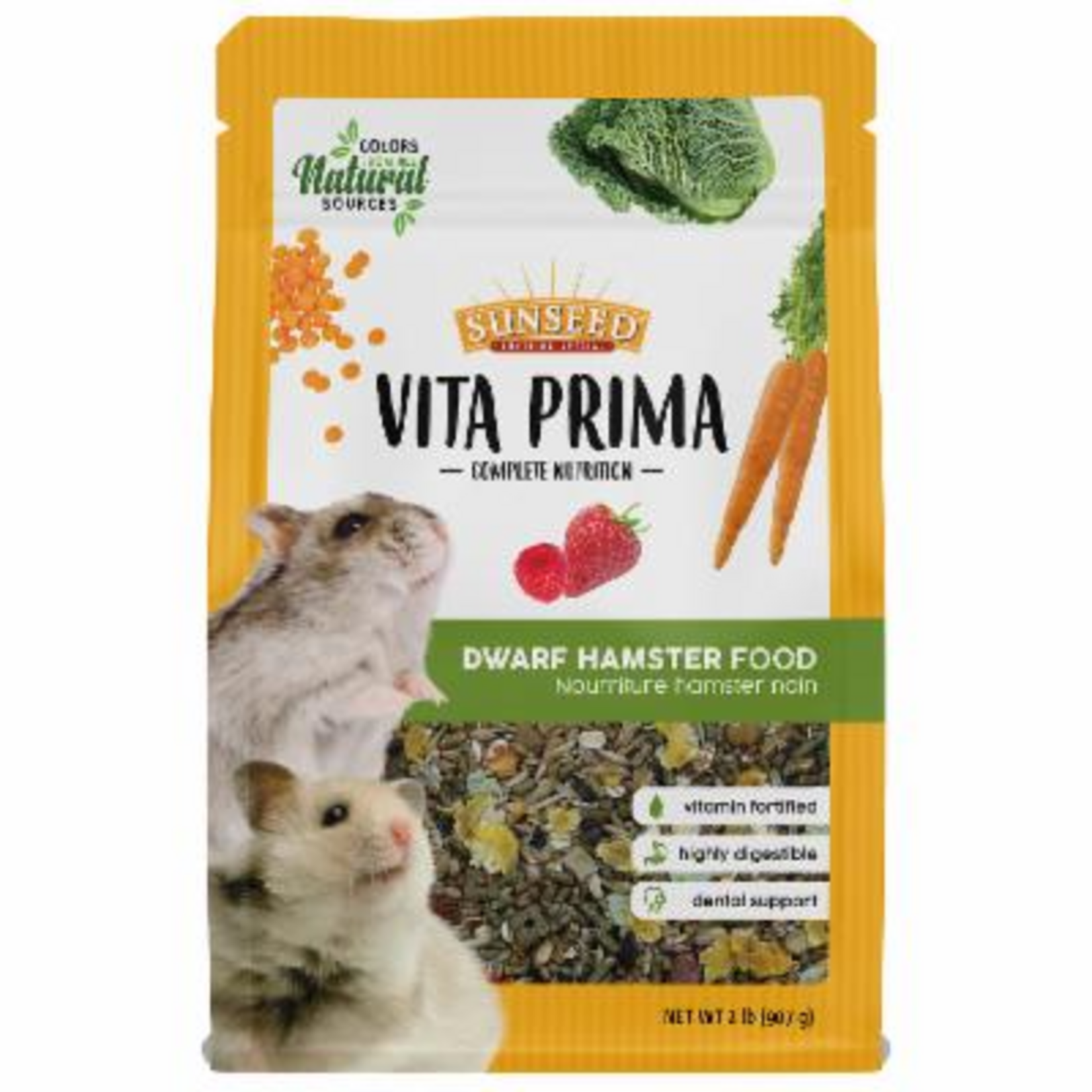 Vitakraft Sun Seed SUNSEED VITA PRIMA DWARF HAMSTER 2LBS