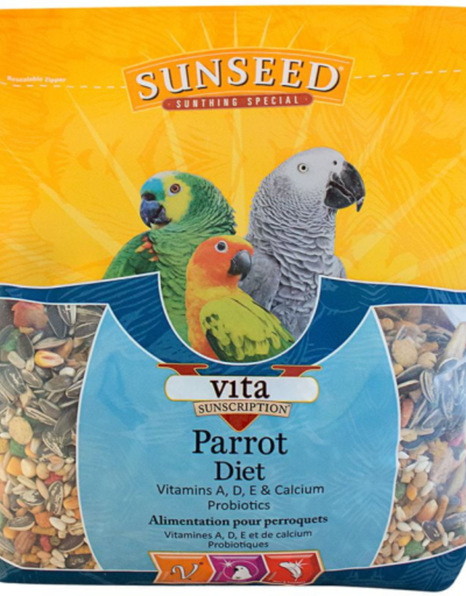 Vitakraft Sun Seed SUNSEED VITA PARROT 3.5LBS