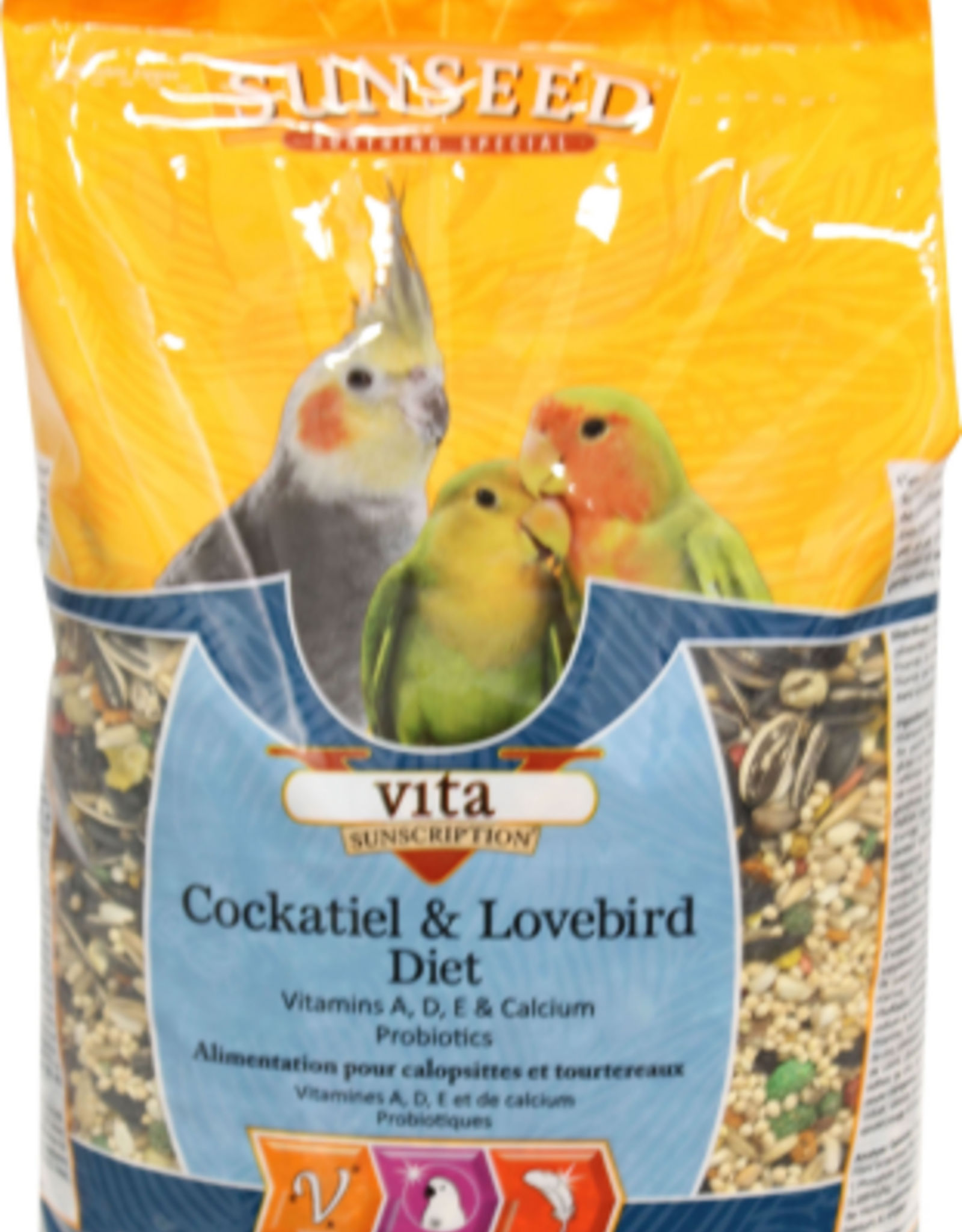 Vitakraft Sun Seed SUNSEED VITA COCKATIEL & LOVEBIRD 2.5LBS