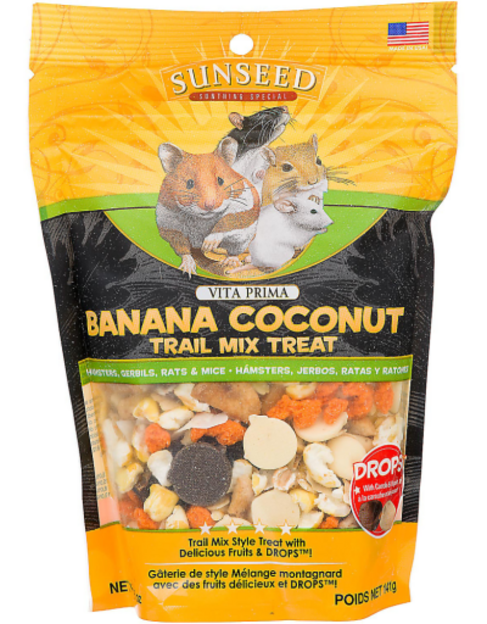 Vitakraft Sun Seed SUNSEED TRAIL MIX BANANA & COCONUT 5OZ