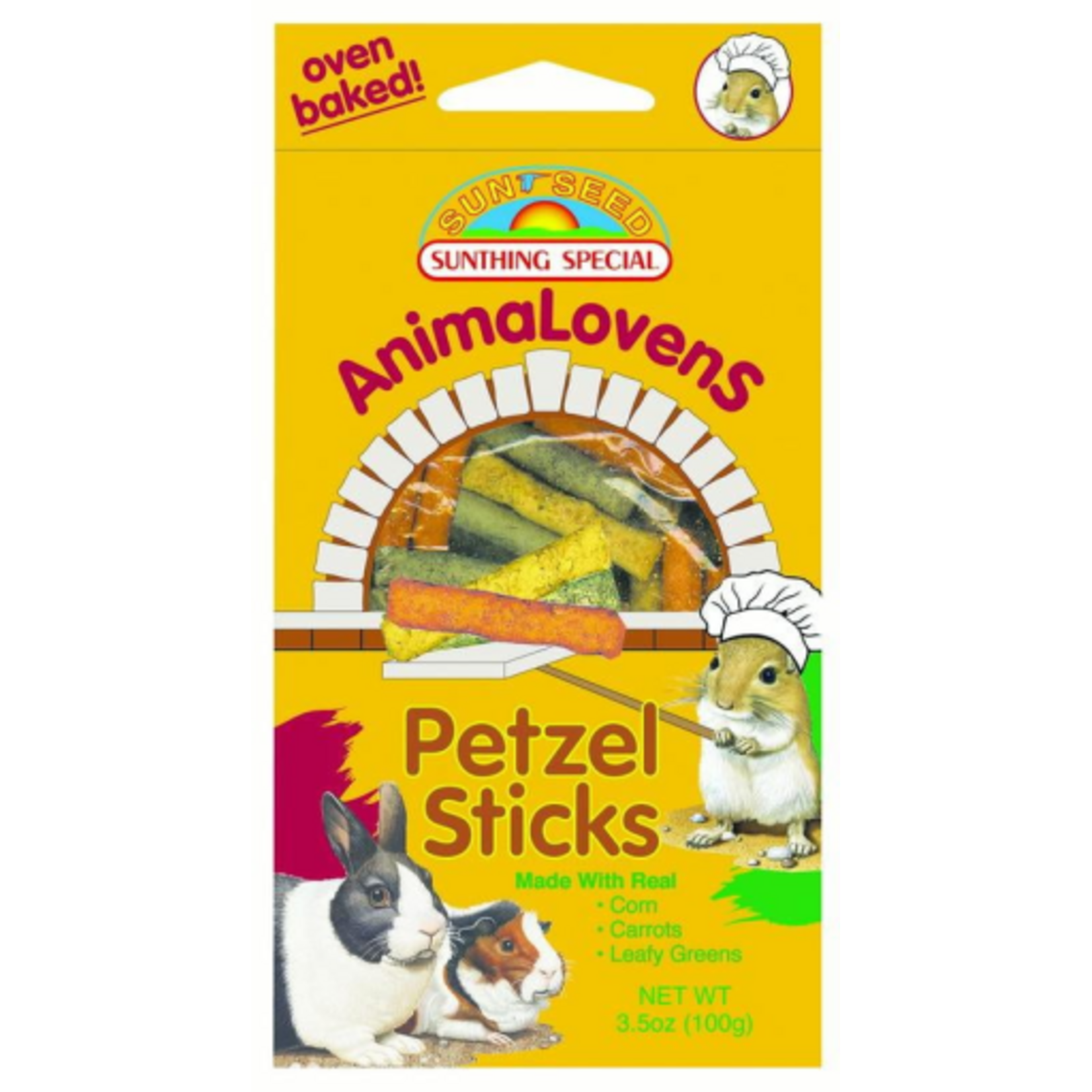 Vitakraft Sun Seed SUNSEED ANIMALOVENS PRETZEL STICKS 3.5OZ