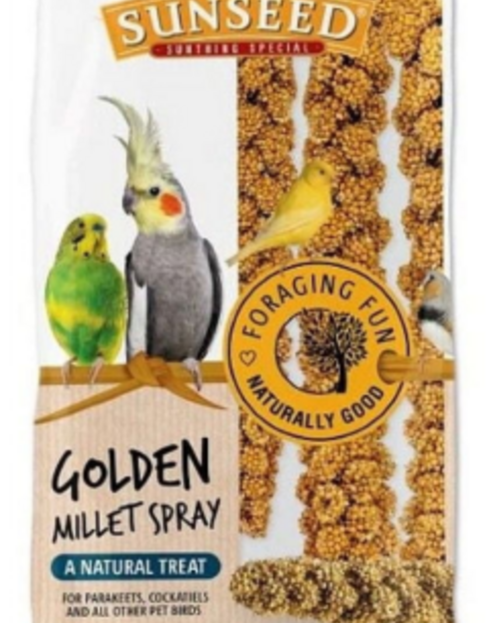 Vitakraft Sun Seed Sunseed Golden Millet Spray Natural Bird Treat - 4 oz