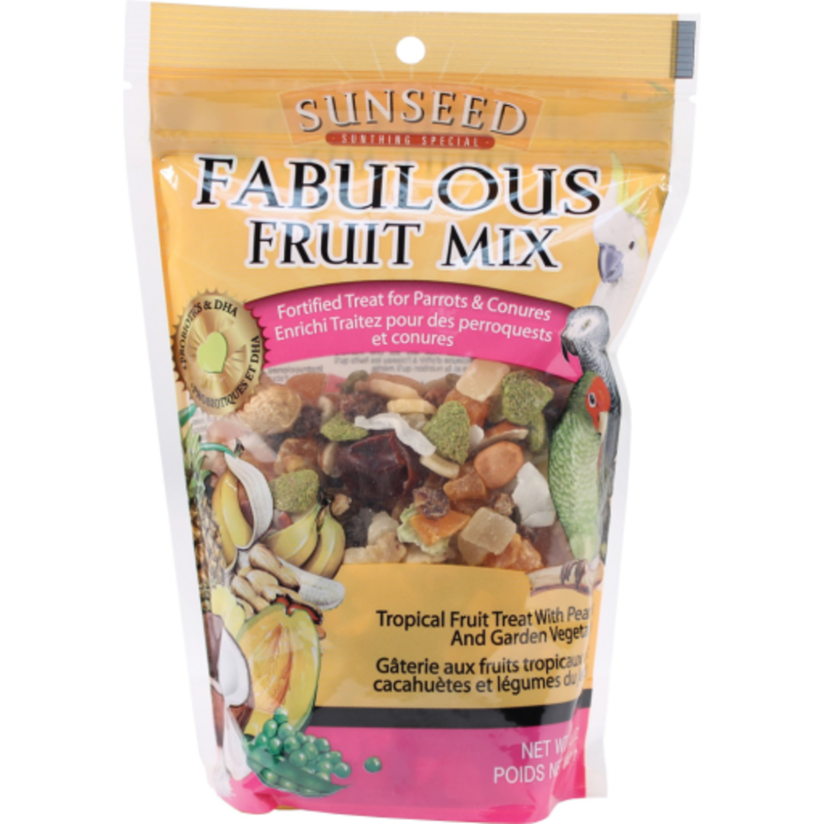Vitakraft Sun Seed Sunseed Fabulous Fruit Mix Treats for Parrots & Conures - 12 Oz