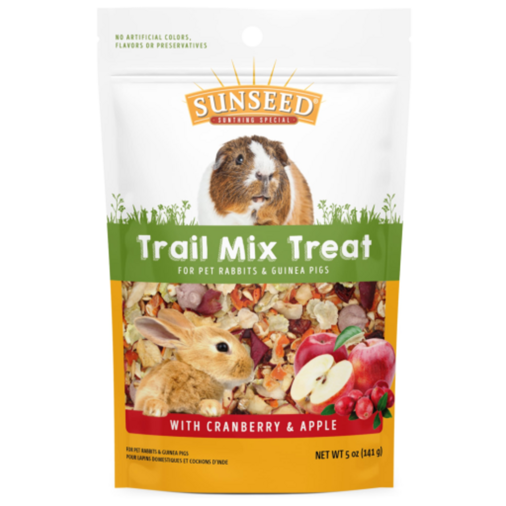 Vitakraft Sun Seed Sunseed Vita Prima Cranberry Raisin Trail Mix Treats for Rabbits & Guinea Pigs - 5 Oz
