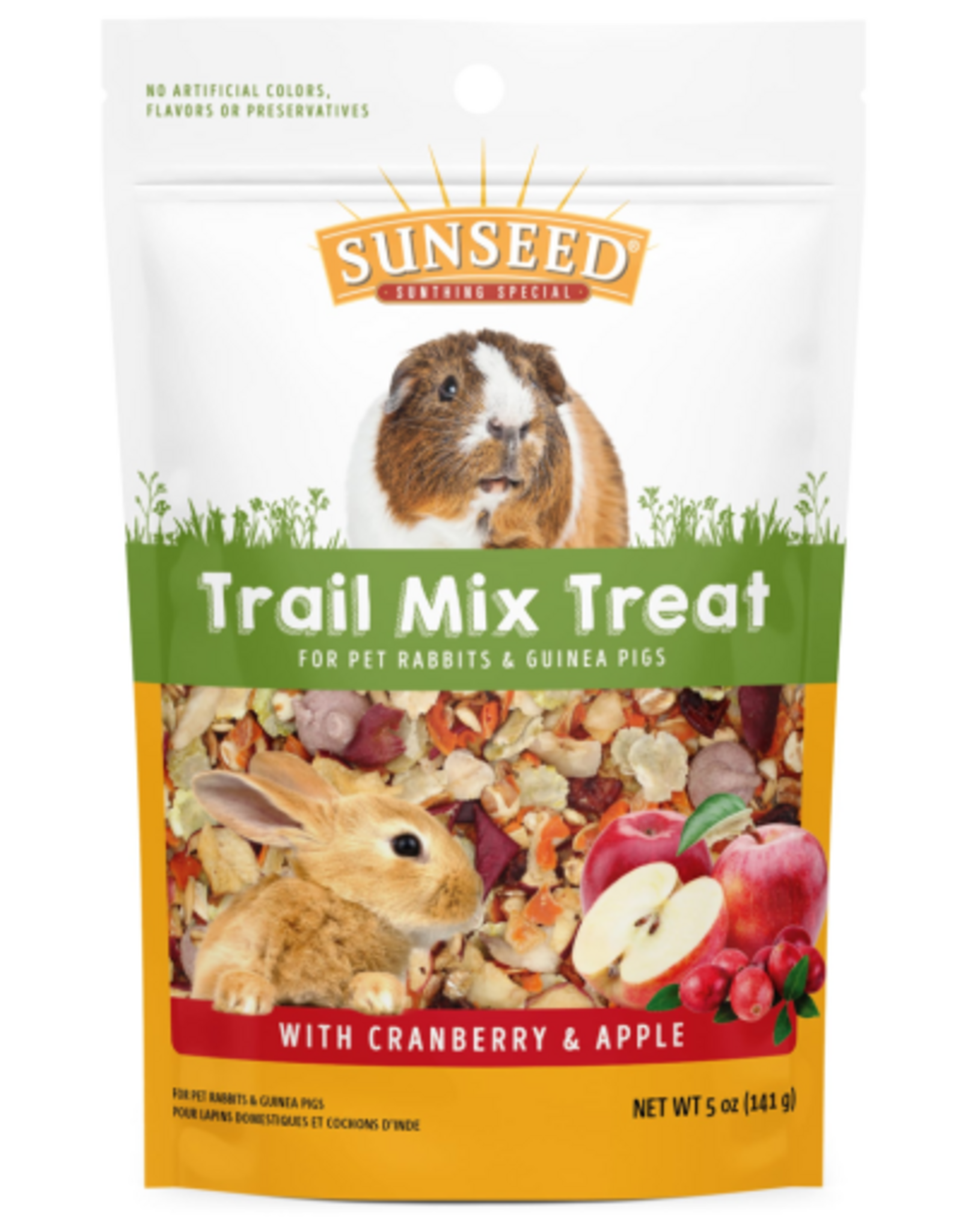 Vitakraft Sun Seed Sunseed Vita Prima Cranberry Raisin Trail Mix Treats for Rabbits & Guinea Pigs - 5 Oz