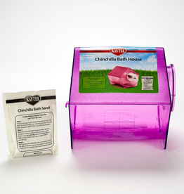 Kaytee Kaytee Chinchilla Bath House Tube  Sand & Dust Bathing  Assorted  8.64 x 9 x 8.5 inches