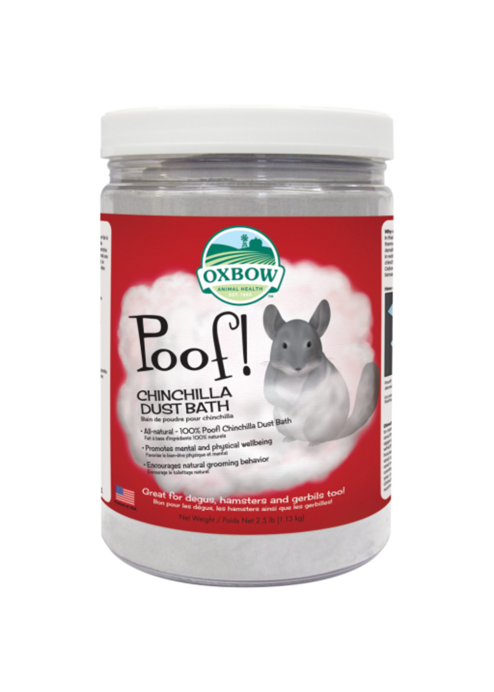 Oxbow Oxbow Poof! Chinchilla Dust Bath - 2.5 Lbs