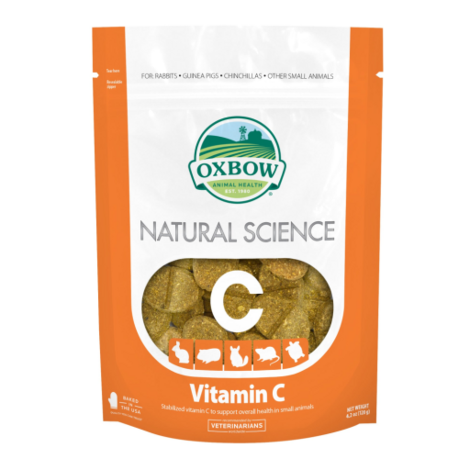 Oxbow Oxbow Natural Science Vitamin C Supplement for Small Animals  60 ct.