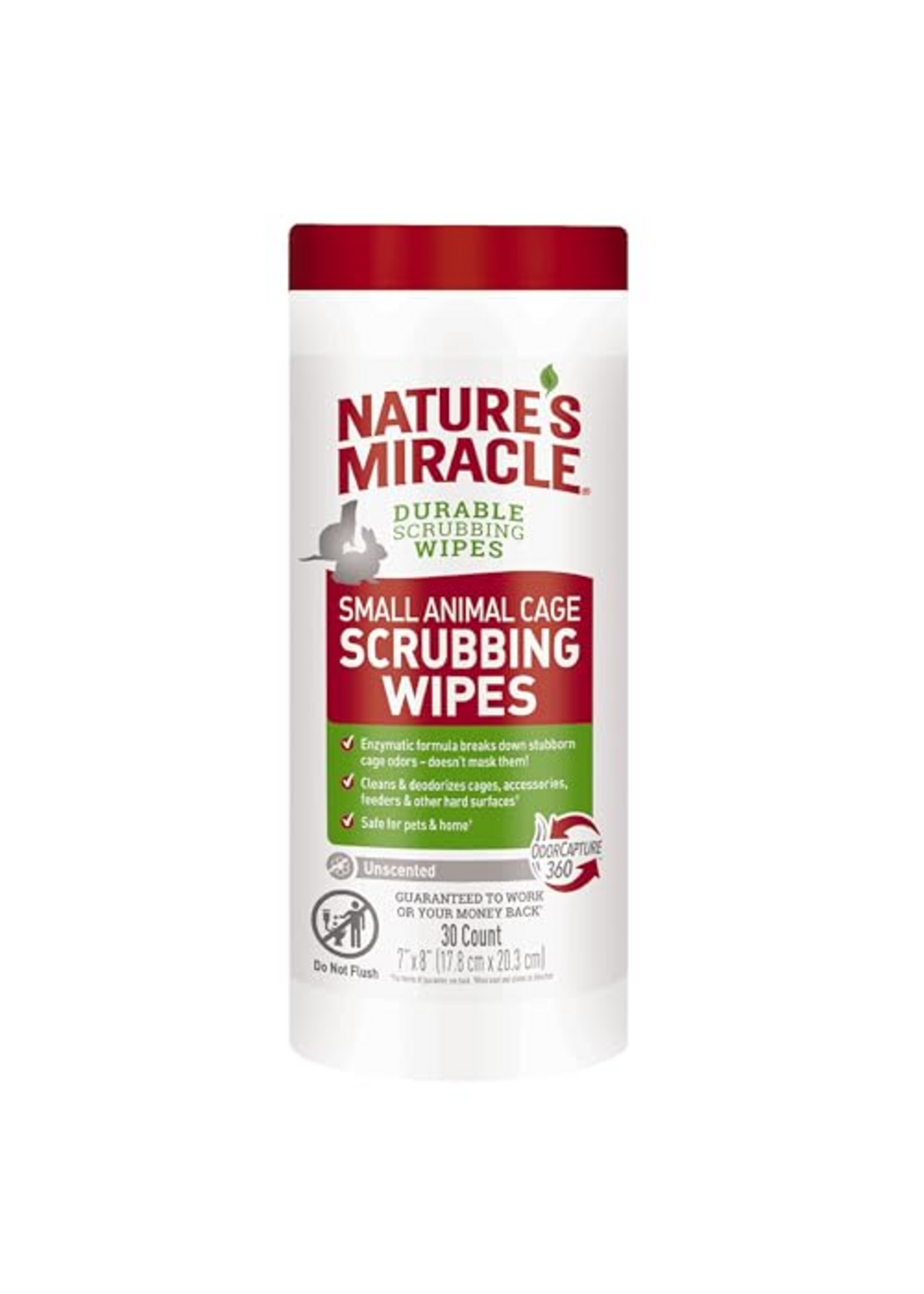 Nature's Miracle Nature's Miracle Small Animal Cage Scrubbing Wipes - 30 Count