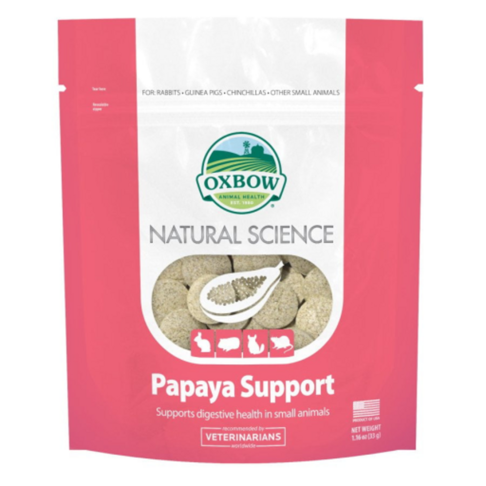 Oxbow Oxbow Natural Science Papaya Supports Digestive Health In Small Animals 1.16-Oz.