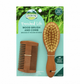 Oxbow Oxbow Wood Brush & Comb for Small Animals