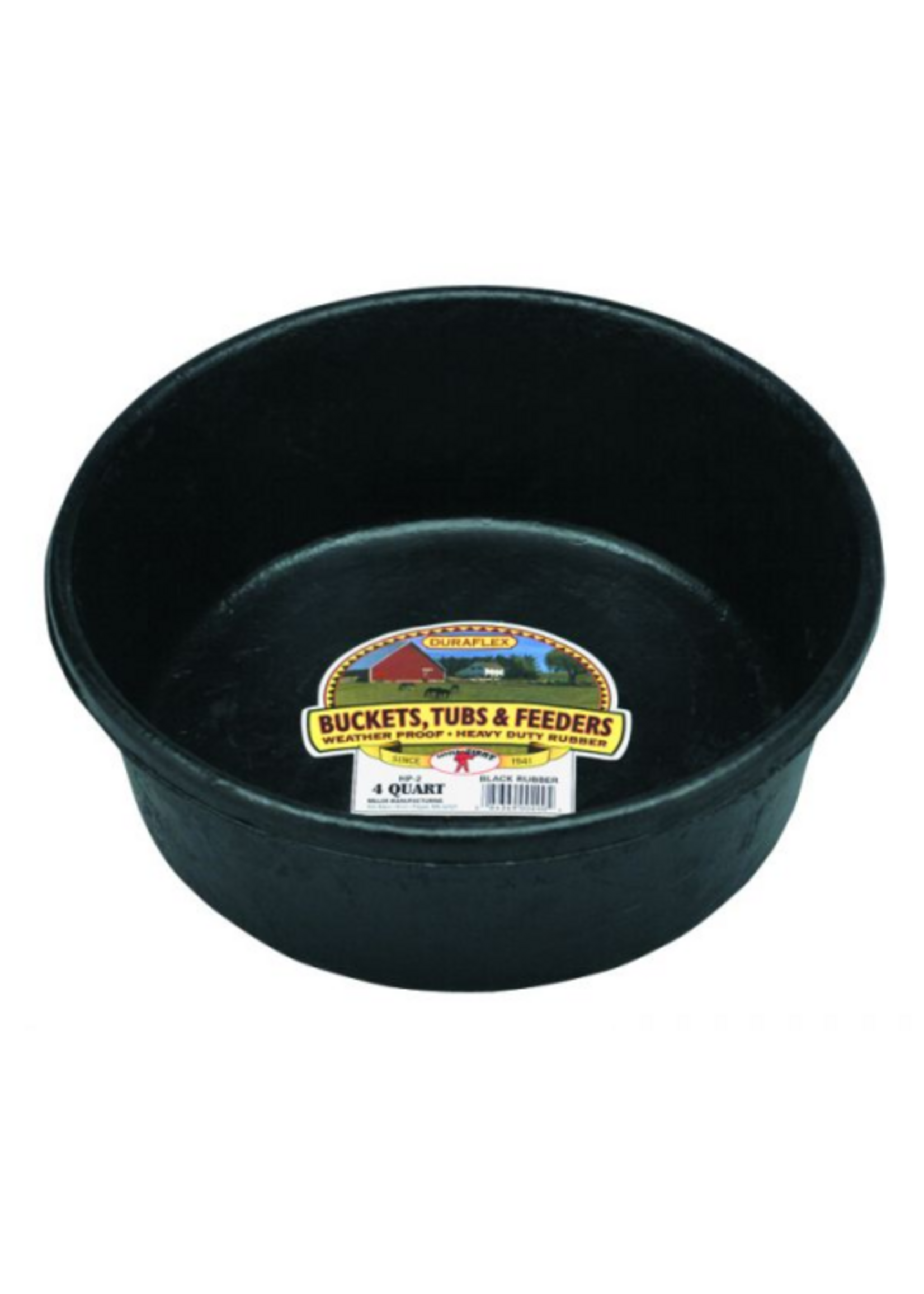 Miller Miller Manufacturing 4qt Rubber Feed Pans