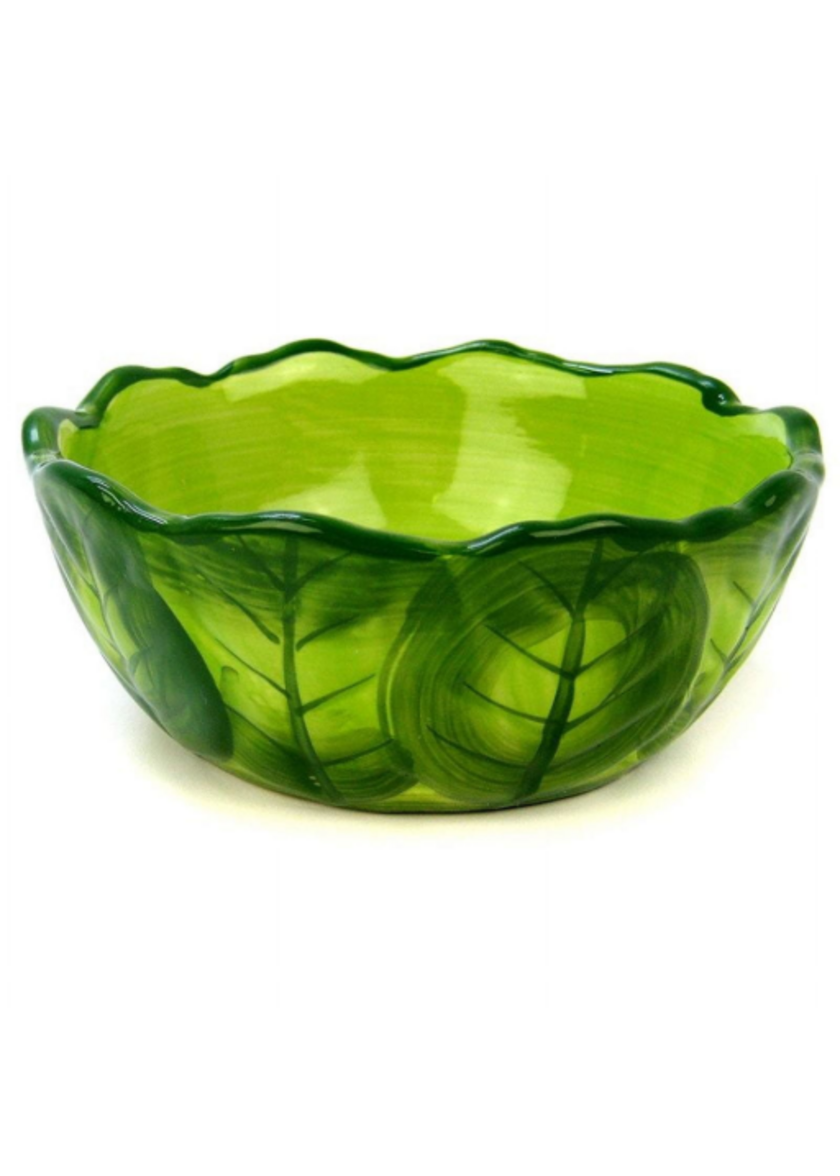 Kaytee Kaytee Vege-T-Bowl Cabbage Design Medium Food Dish For Small Animals - 16 oz
