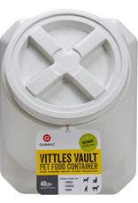 Petmate Gamma2 Vittles Vault Outback Stackable Plastic Pet Food Storage Container  Grey  40 Pound Capacity