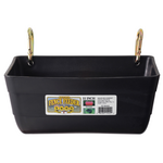 Miller Little Giant 4.5 Quart Heavy Duty Feed Trough Bucket Fence Feeder  Black