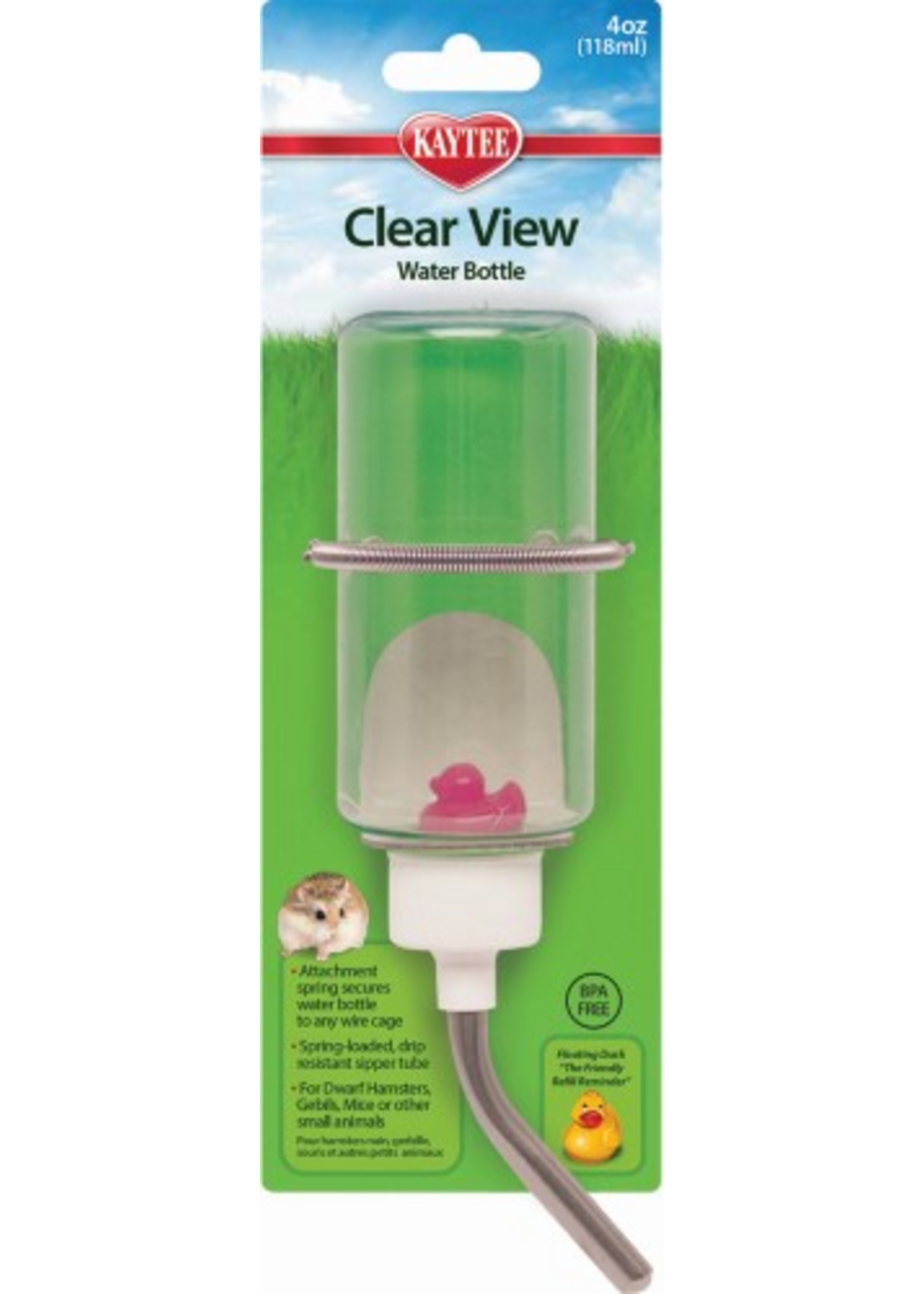 Kaytee Kaytee Clear View Water Bottle for Small Pets - 4 oz