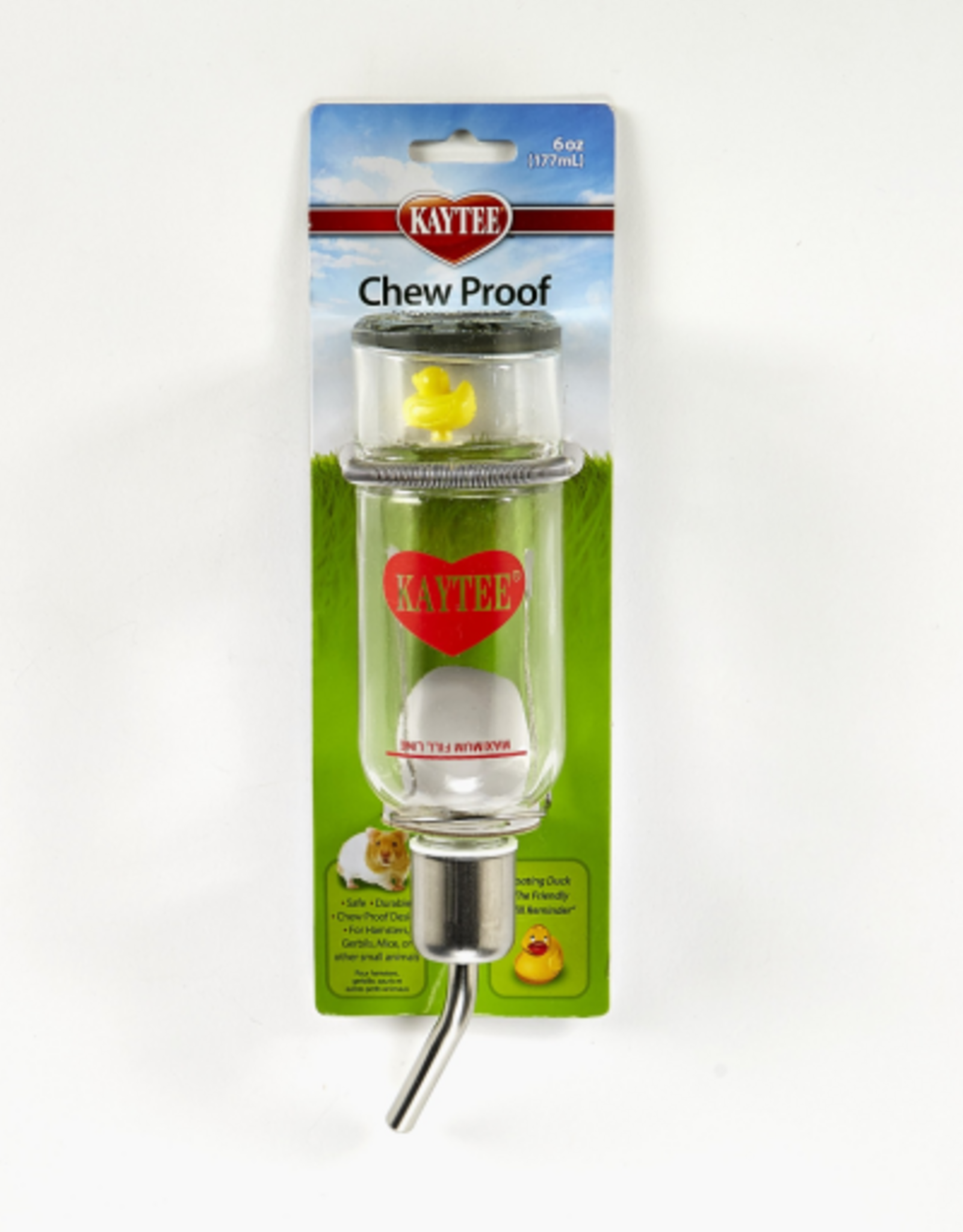 Kaytee Kaytee Small Animal Pet Chew-Proof Water Bottle Clear - 6 oz