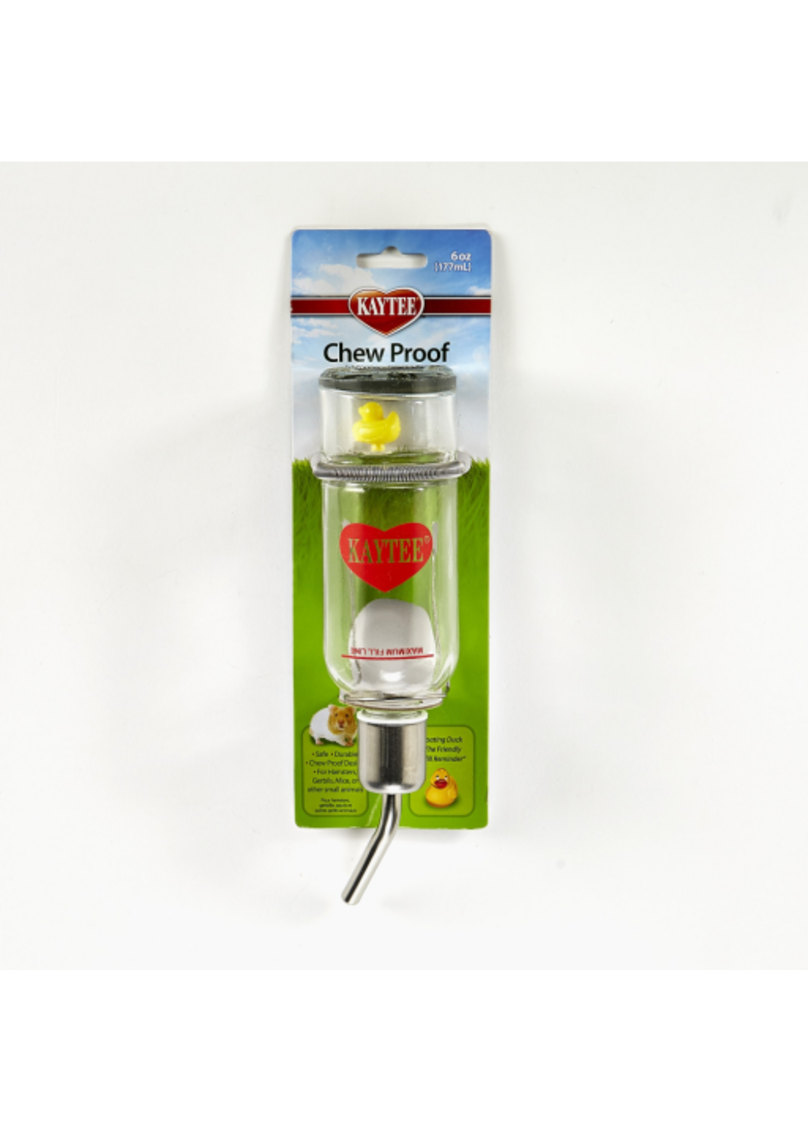 Kaytee Kaytee Small Animal Pet Chew-Proof Water Bottle Clear - 6 oz
