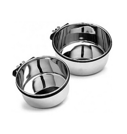Ethical Pet Spot Stainless Steel Coop Cup with Bolt Clamp - 10 oz
