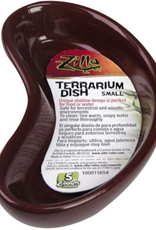 Zilla Zilla Kidney Shaped Terrarium Dish - Food or Water - Small - 4  Long - (Assorted Colors)