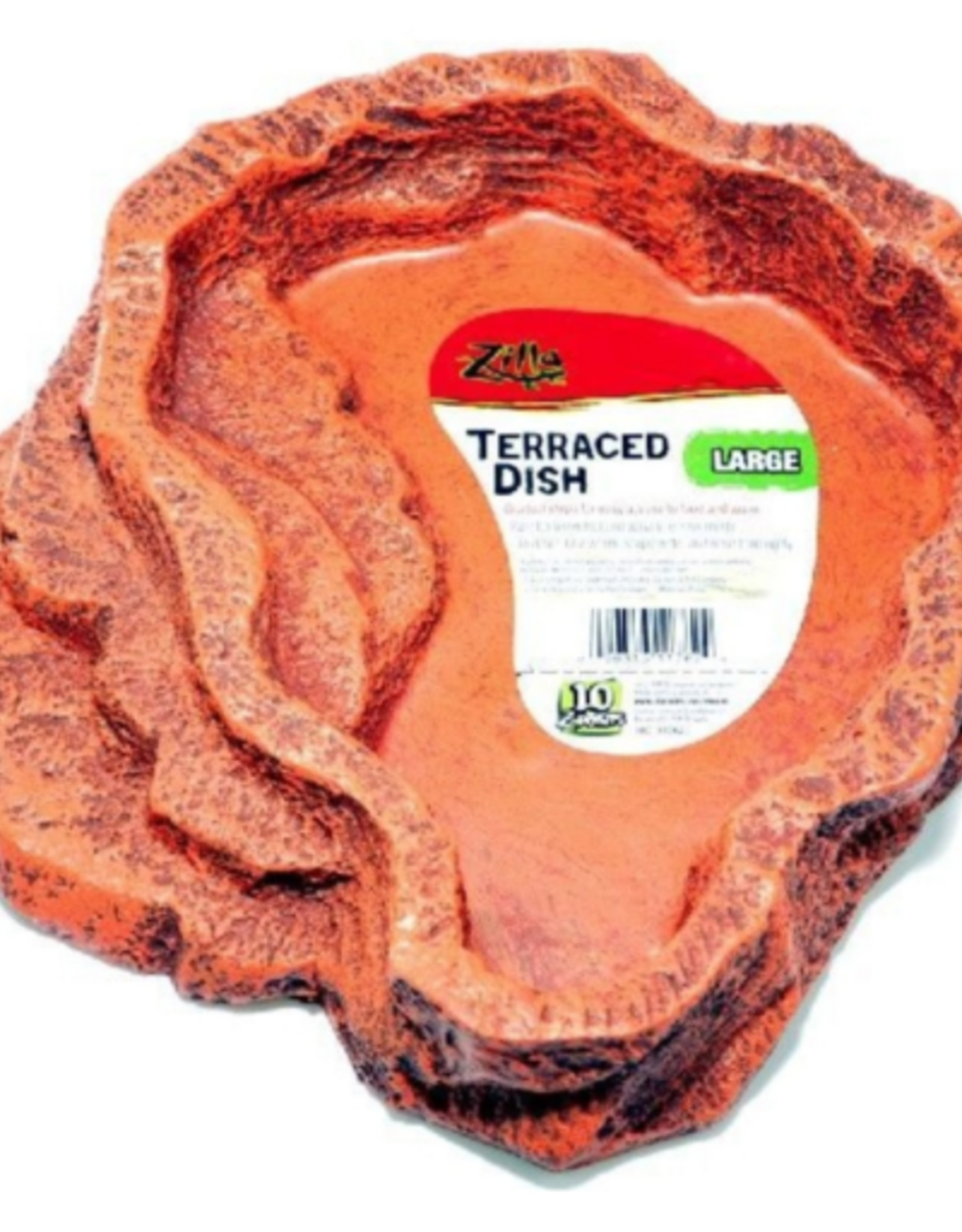 Zilla Zilla Terraced Dish for Food or Water for Reptiles - Large