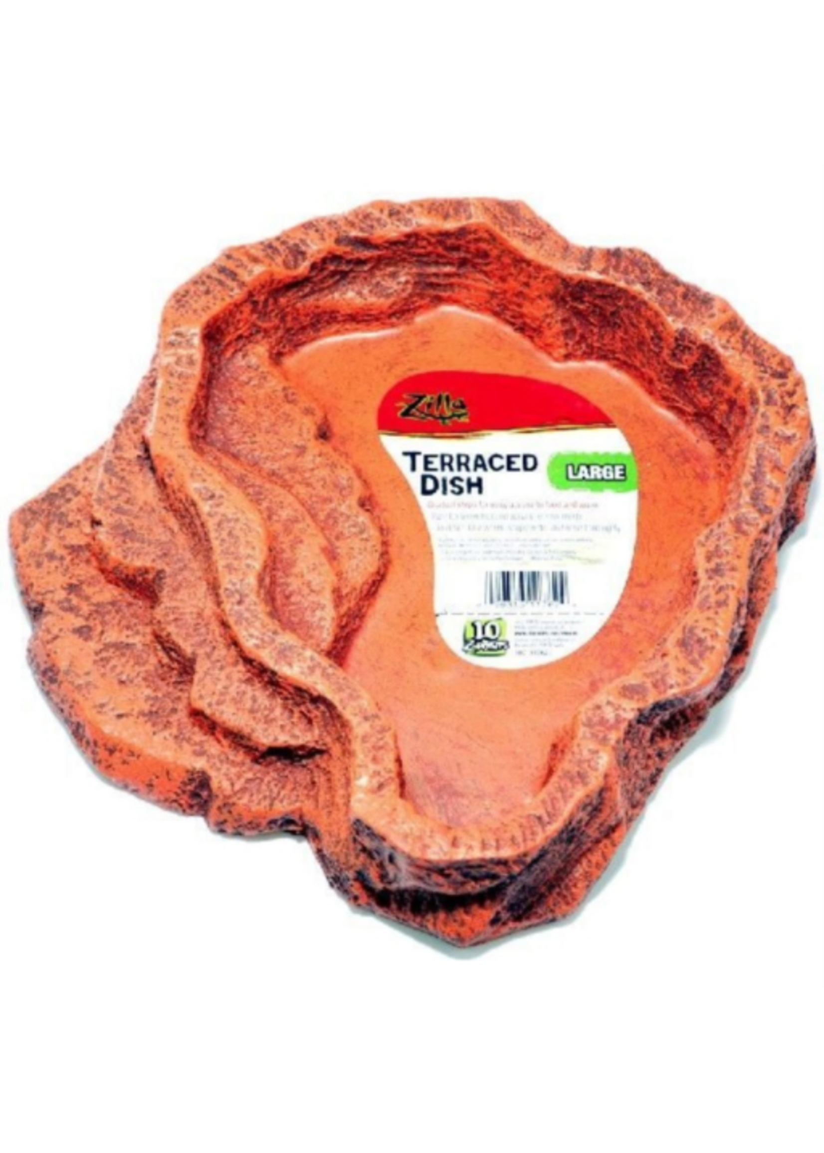 Zilla Zilla Terraced Dish for Food or Water for Reptiles - Large