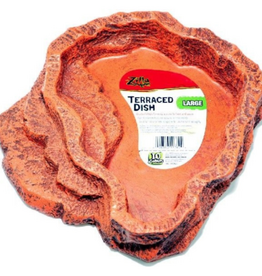 Zilla Zilla Terraced Dish for Food or Water for Reptiles - Large