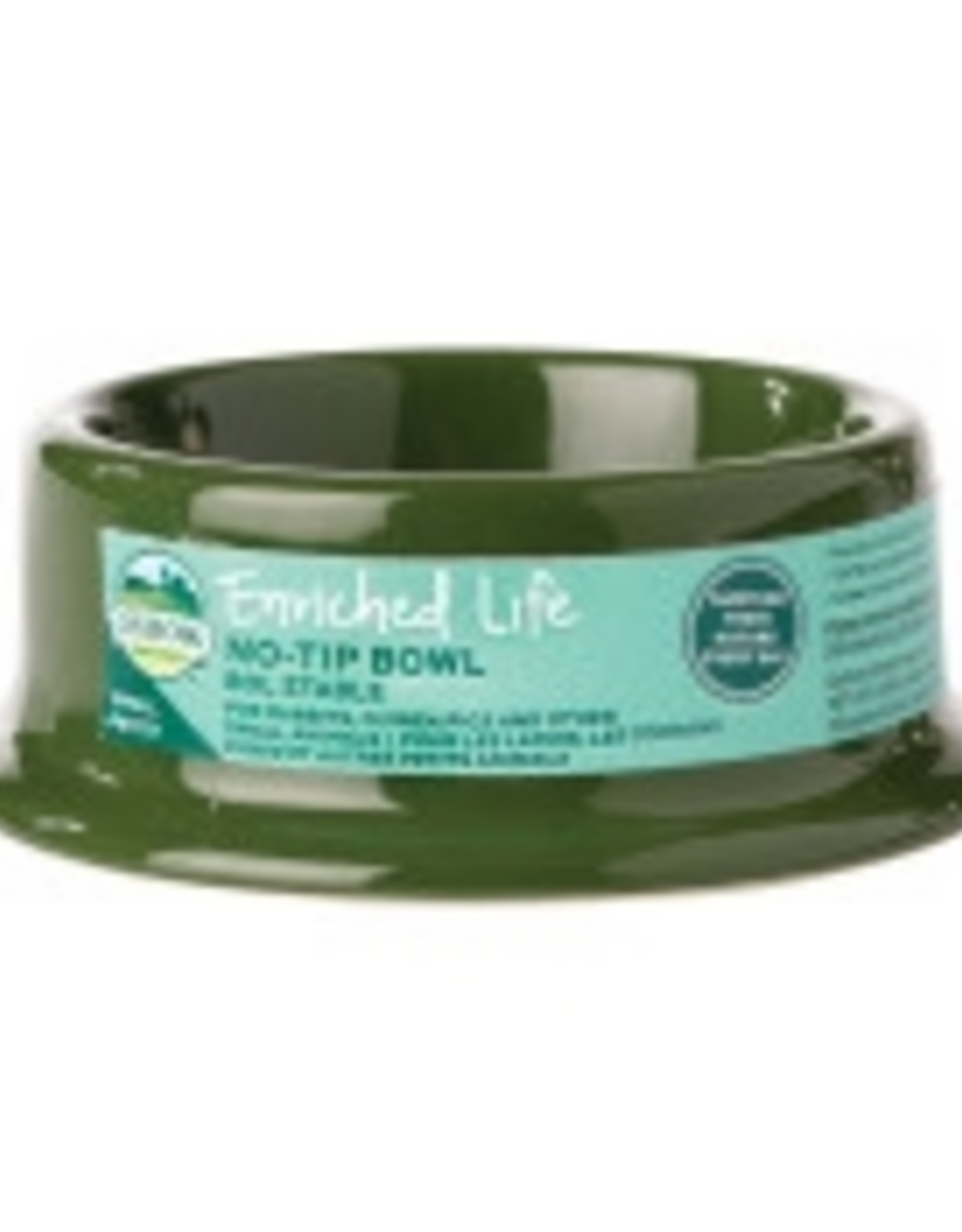 Oxbow Oxbow Enriched Life No Tip Food Bowl - Small, Green