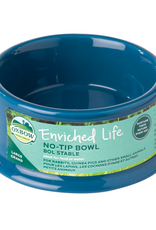 Oxbow Oxbow Animal Health Enriched Life No Tip Small Animal Bowl Blue  - Large